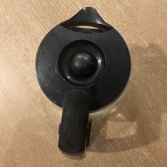 Cuisinart 12 Cup Coffee Maker Replacement Carafe Glass Pot Black Stainless - Picture 2 of 5